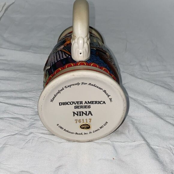 Budweiser Limited Edition Discovery Of America Series Nina 1989 Anheuser Busch - Picture 8 of 12